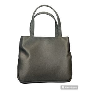 Crazy Horse Black Satin Evening Purse - Perfect for Weddings!